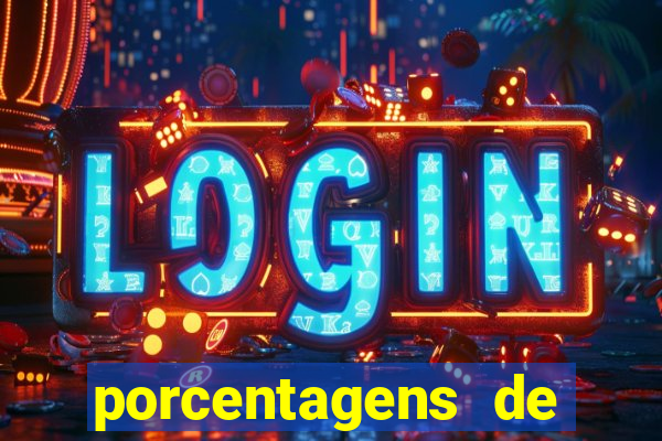 porcentagens de jogos pagantes